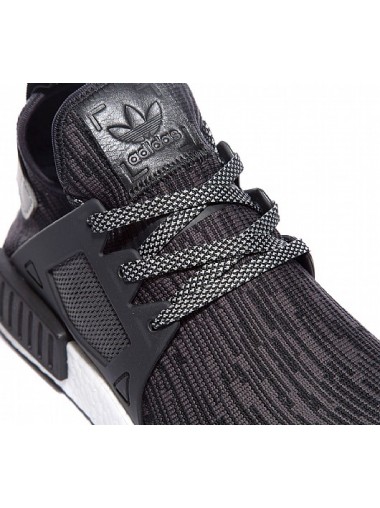 Adidas NMD XR1 Primeknit Trainer - Black / Metallic Silver